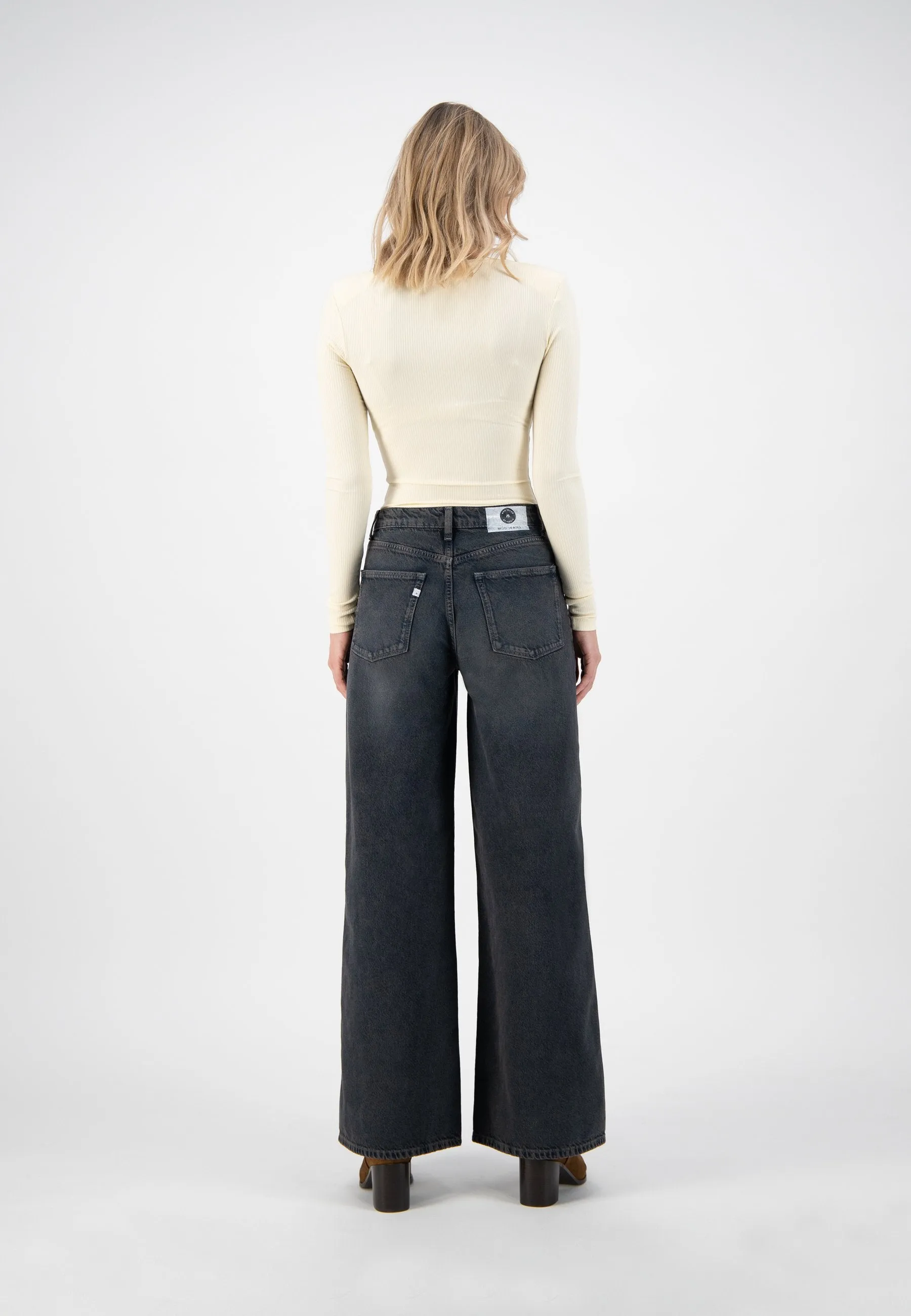 Wyde Sara Jeans Heavy Black Stone