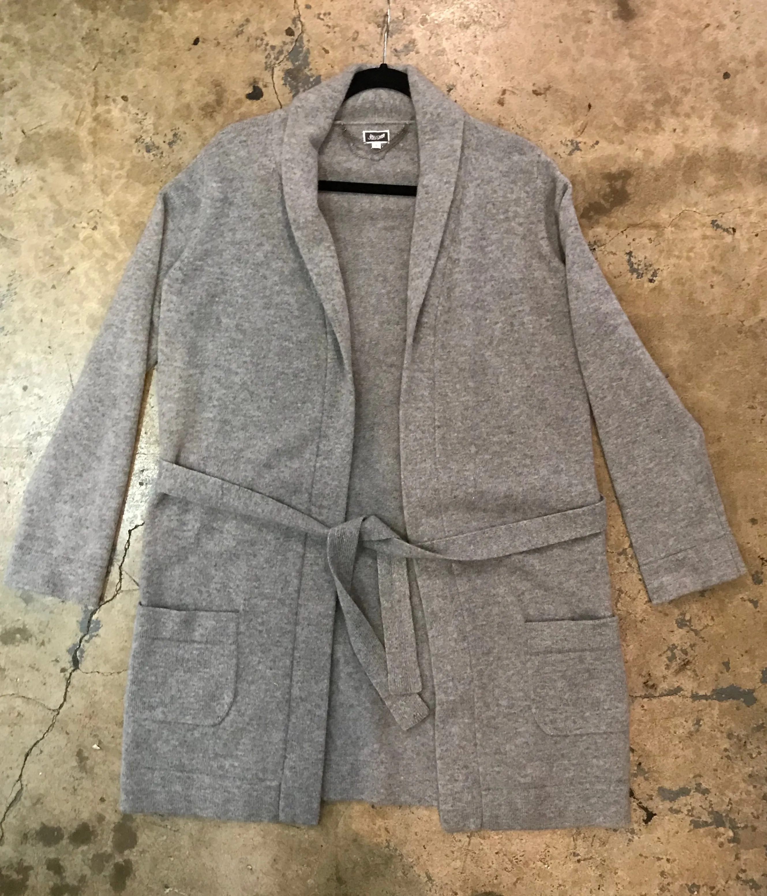 Yokishop - Cashmere Sweater Trench Coat