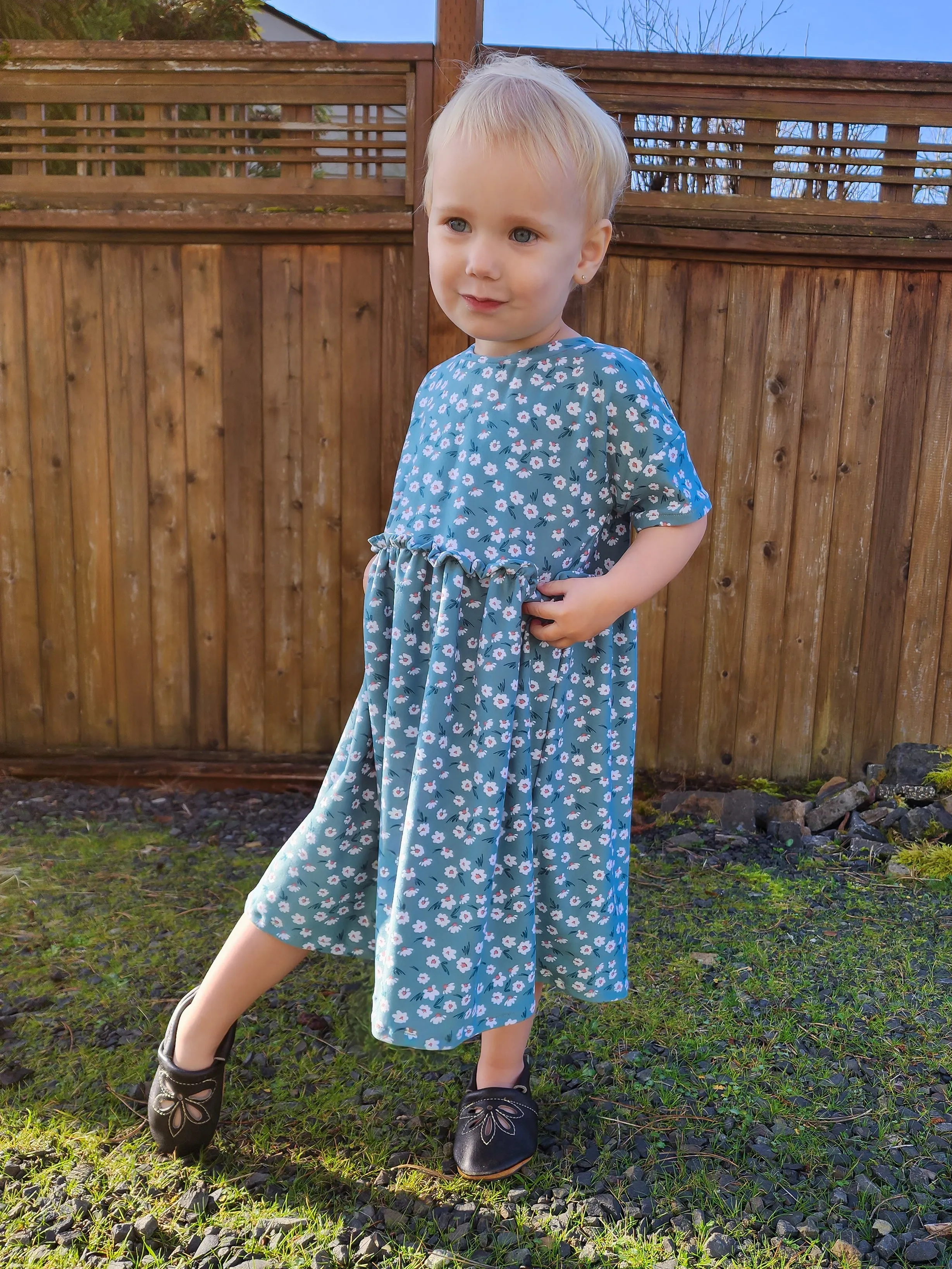 Youth Birdie Dress and Top Digital Sewing Pattern Sizes NB-16Y