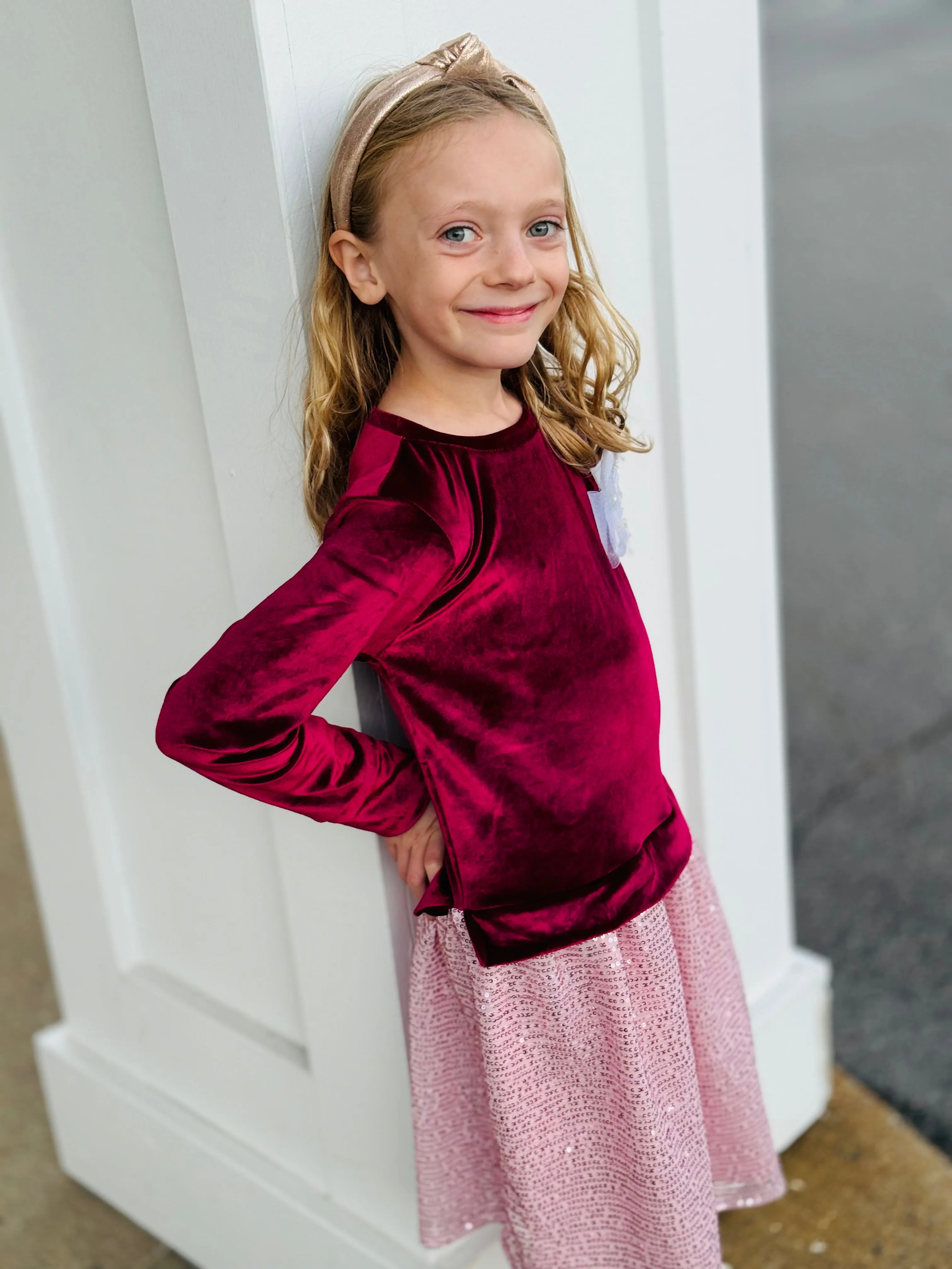 Youth Holly Sweatshirt Dress Digital Sewing Pattern Sizes NB-16Y