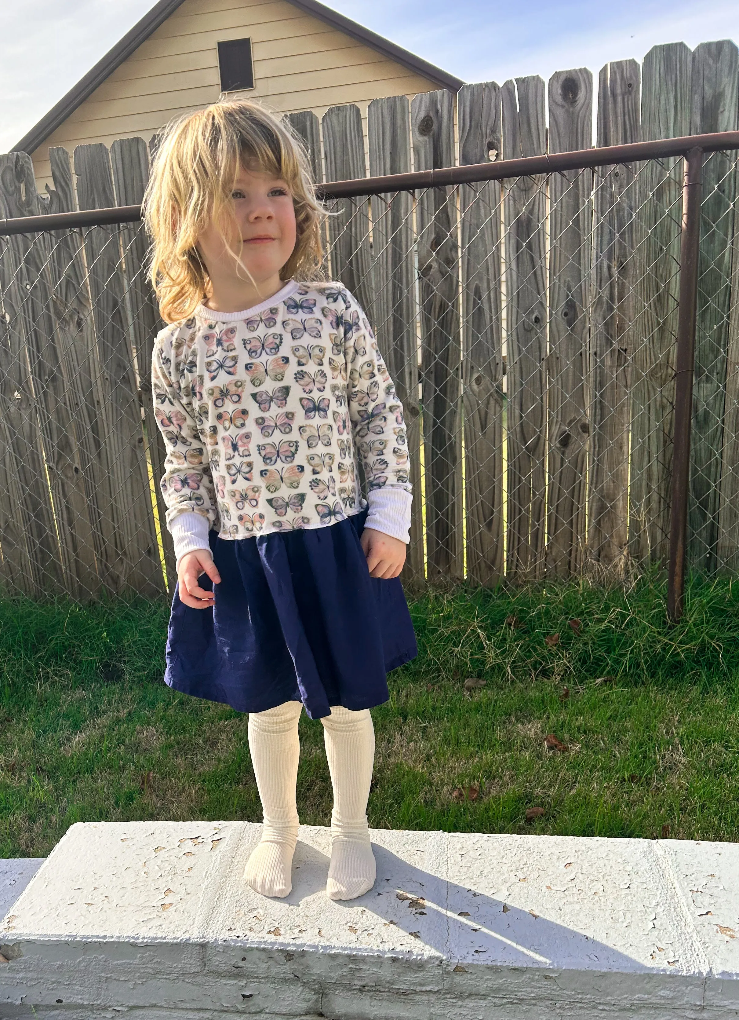 Youth Holly Sweatshirt Dress Digital Sewing Pattern Sizes NB-16Y