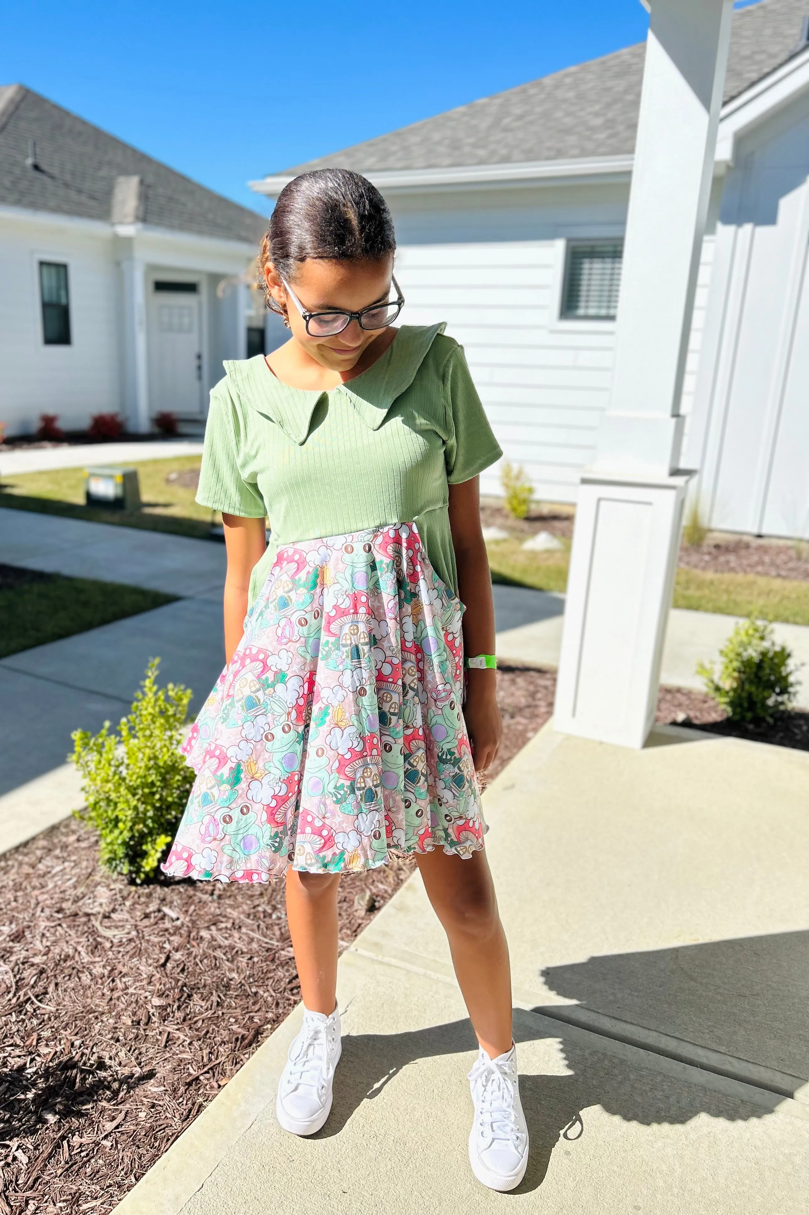 Youth Penny Top and Dress Digital Sewing Pattern Sizes NB-16Y